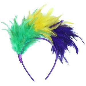 8122 Feather Fascinator 1920s Headband For Women